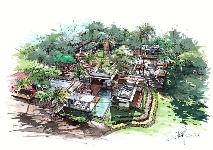 素材  #装修设计  #设计  #空间设计  #景观设计考研  #景观设计手绘