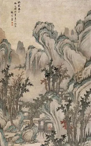 清代乾隆年间宫廷画家张宗苍山水画作品欣赏
