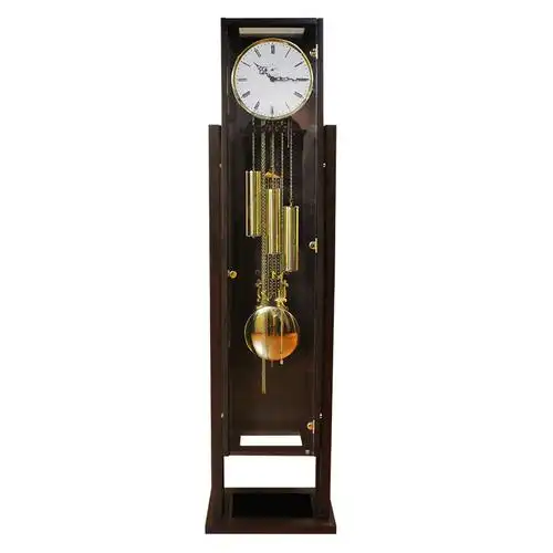 三五牌樱桃木简约机械落地钟货号123909