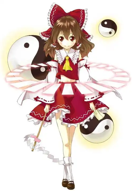 博丽灵梦东方project竖图