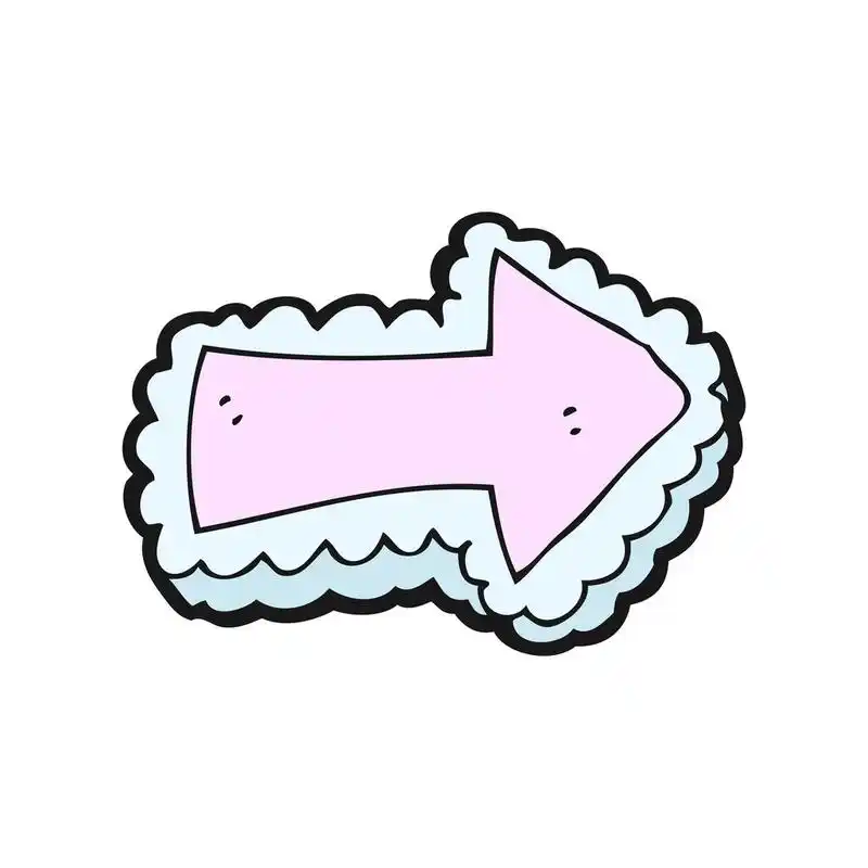 漂亮的箭头卡通,漂亮的箭头卡通