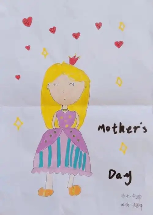 情暖五月天 童心画妈妈|市妇联母亲节绘画主题活动作品展示①