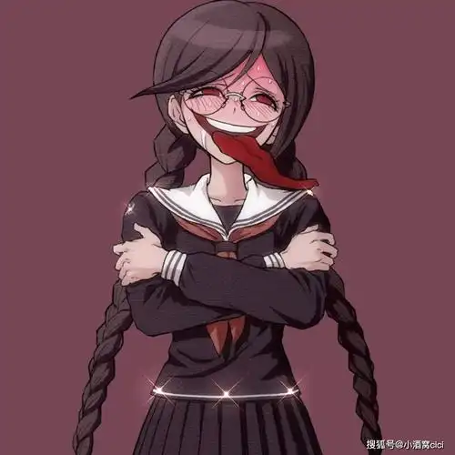 弹丸论破腐川冬子清纯小姑娘和长舌头杀人狂头像壁纸分享