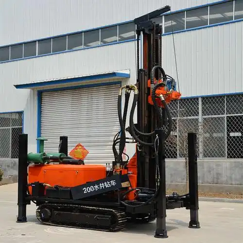on-180型水井钻机 履带底盘行走式液压水井钻机