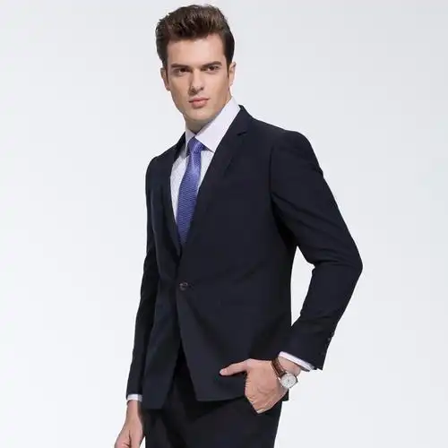 才子男装tries西服套装男士修身一粒单排扣绅士西服套装