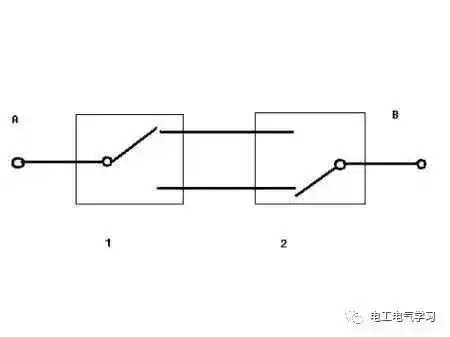 [分享]双联开关原理图_双控开关接线图_两位双控开关接线图