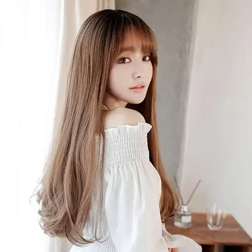 女生长发非主流可爱大波浪发套天美意(teemmix)假发女长发圆脸可爱