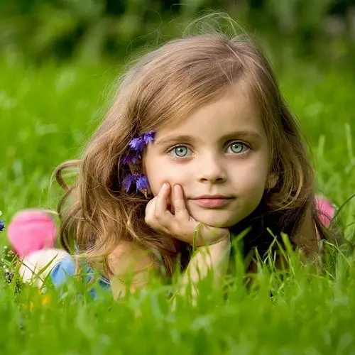 可爱小女孩头像深山出俊鸟