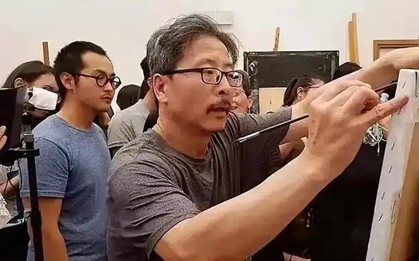 回顾冷军画了一幅地图卖了4370万远看像涂鸦放大后才知其奥秘