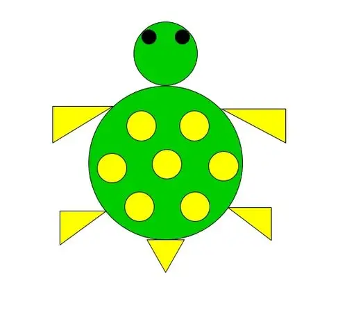 八角镇幼儿园"快乐一起宅"——小班数学活动《图形变变变》