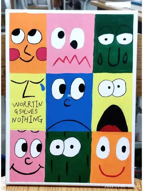 今日份绘画九宫格