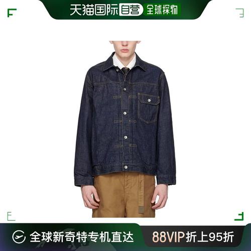 香港直邮sacai 男士 beyondexx 长袖牛仔外套 2403349m