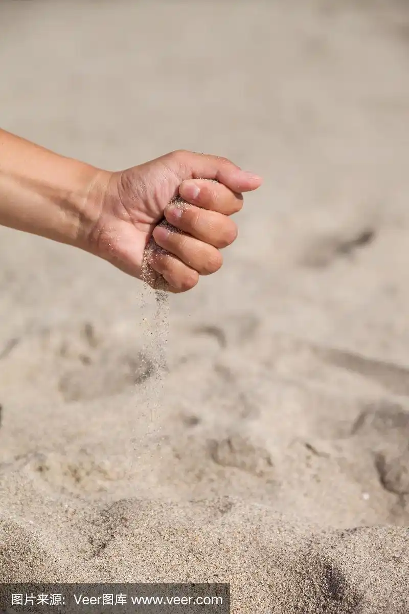 沙子随着时间的