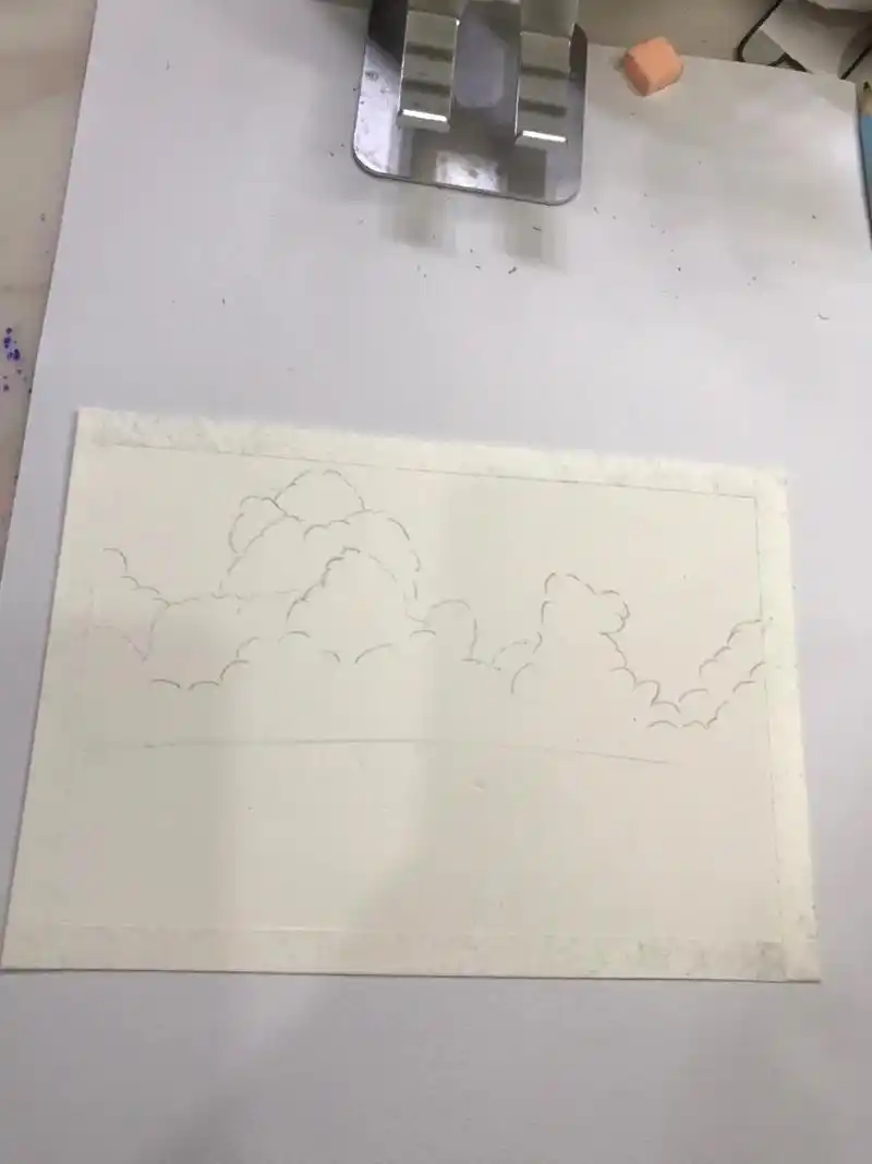 菊次郎的夏天#油画棒 #画画使我快乐 #油画棒怎么画天空 # - 抖音