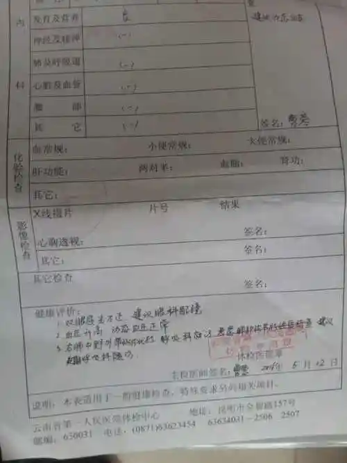 入职体检一般啥问题不能入职的简单介绍-第1张图片-体检知音