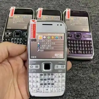 二手诺基亚 e72/e72i全键盘直板按键移动联通经典学生戒网手机 黑色