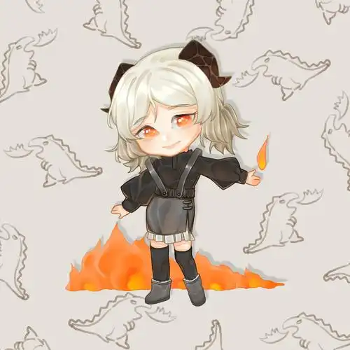 伊芙利特q版|插画|创作习作|黯煌水母 - 原创作品 - 站酷 (zcool)