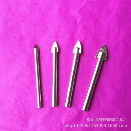 陶瓷大理石三角钻头6,8,10,12mm 玻璃钻头