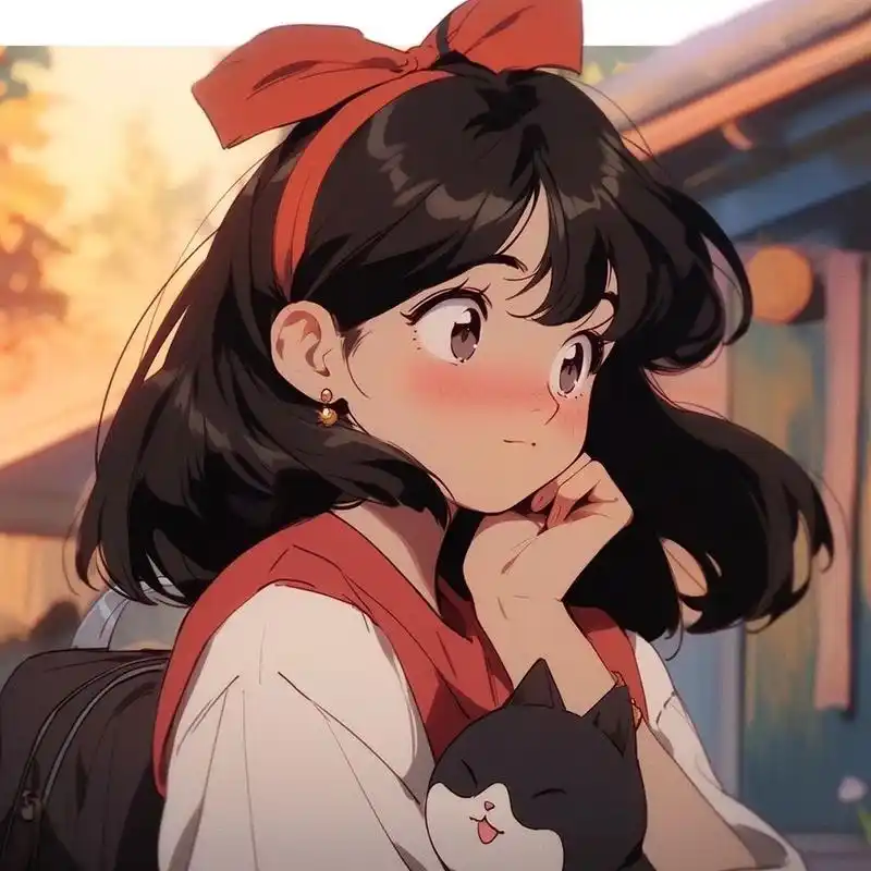 旧漫复古头像| midjourney(附关键词) 今天尝试一下复古旧漫甜妹头像"