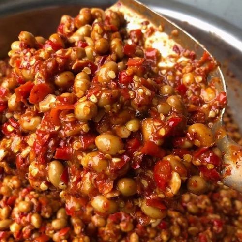 湖南耒阳特产咸菜霉豆子豆瓣酱黄豆辣酱450g包邮