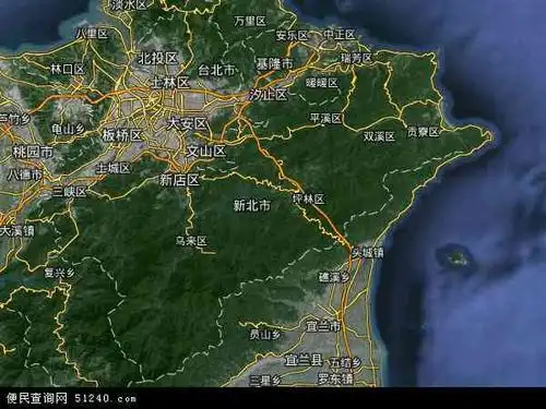 台北县卫星地图 - 台北县高清卫星地图 - 台北县高清航拍地图 - 2020