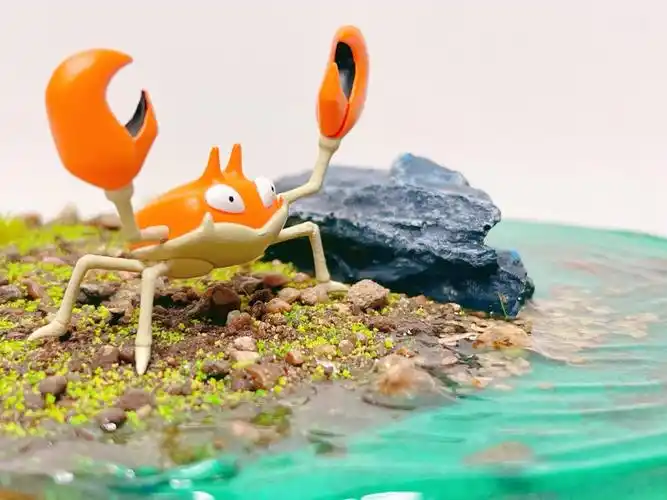 宝可梦手办收集09:大闸蟹 图图犬 千针鱼