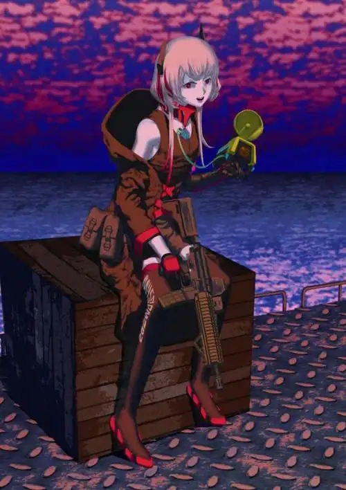 少女前线-16lab研究院 [萌战应援][同人氵]摸了只sopii!