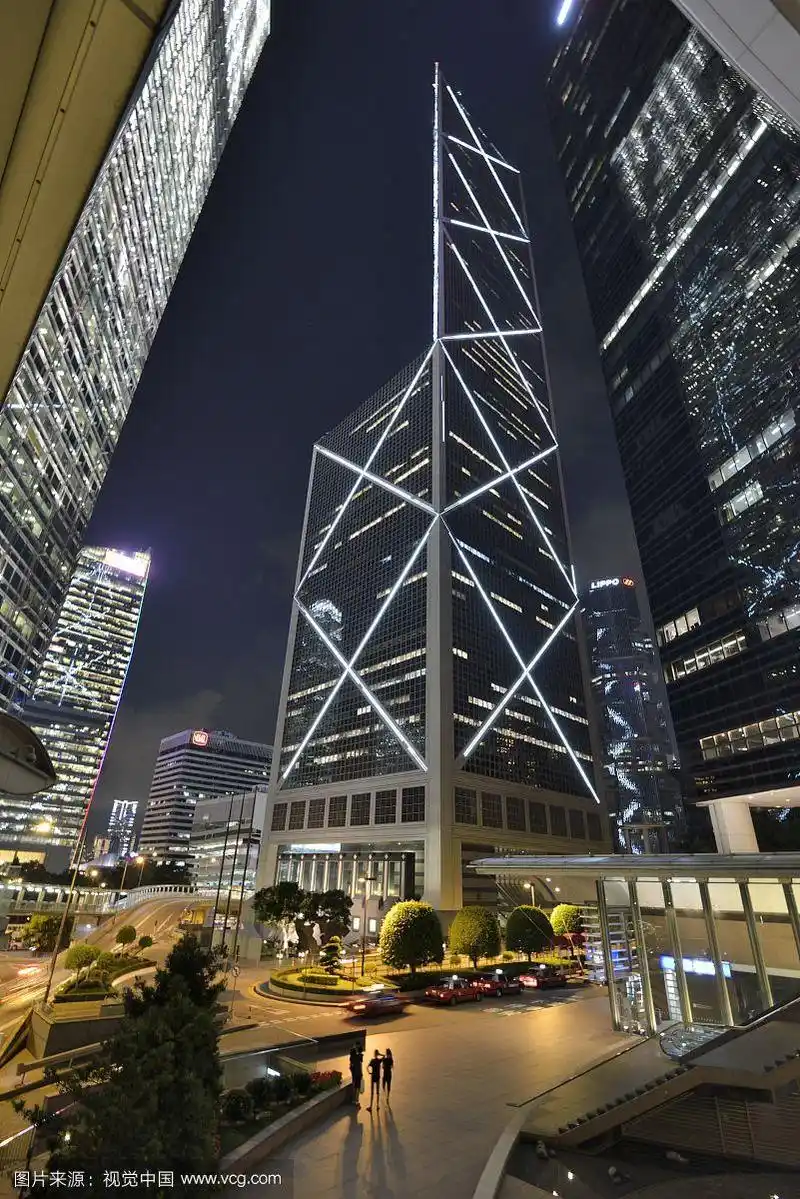 香港中银大厦夜景
