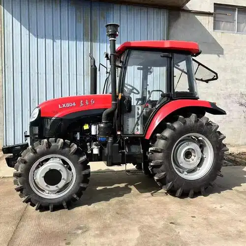 东方红lx804拖拉机价格雷沃50马力大棚王四轮旋耕机山地农用耕地