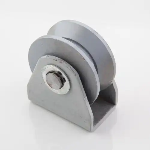 厂家现货供应 铁制v型轨道轮 轨道滑轮 导轨轮 脚轮 小号大号