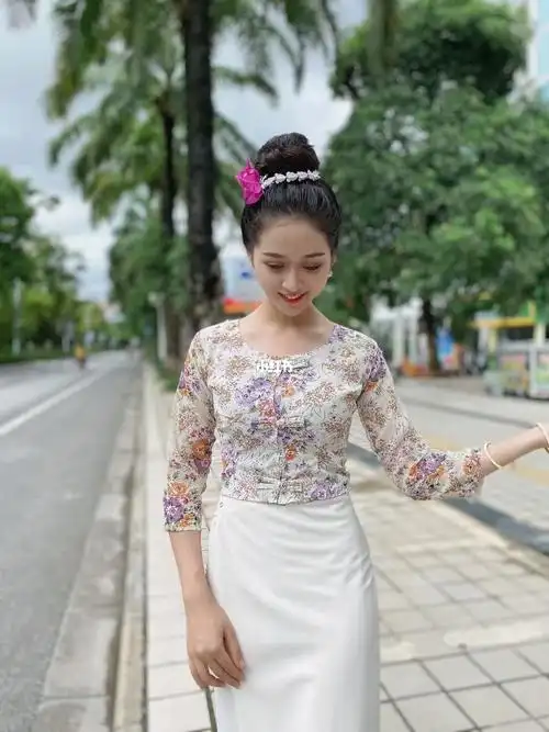 娘惹装,符合炎热夏季的款式9191_夏天去哪玩_傣族服装_时尚_时尚