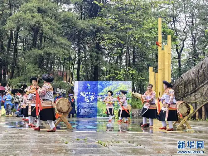 贵州六盘水:欢度四月八"跳花节"-新华网