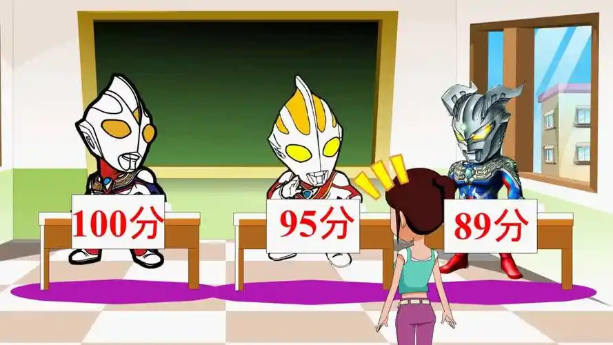 奥特曼上学记 迪迦考了100分被批评作弊,还被要求请家长-母婴亲子视频