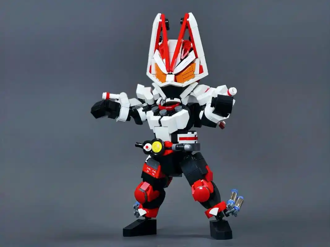 【积木作品】q版 假面骑士 极狐 极狐目前来看还是很精彩的 所以就moc