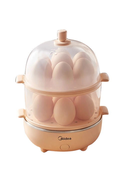 美的蒸蛋器家用煮蛋器自动断电鸡蛋机早餐神器多功能迷你小型宿舍
