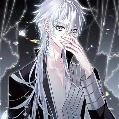 动漫头像男生冷酷白发图片高清冷酷的动漫头像男生白发图片