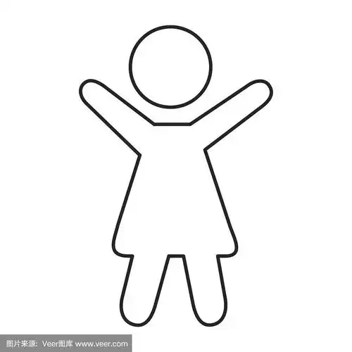 女人人形剪影图标