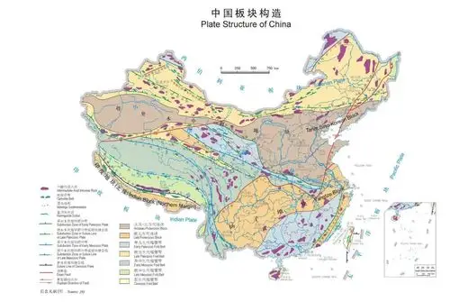 中国板块构造图陕南秦岭以南的陕南,与陕西其他地方有很大的不同,这里