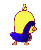 gif - 一组非常时尚的跳舞鸭_小黄鸭_抖音_跳舞表情