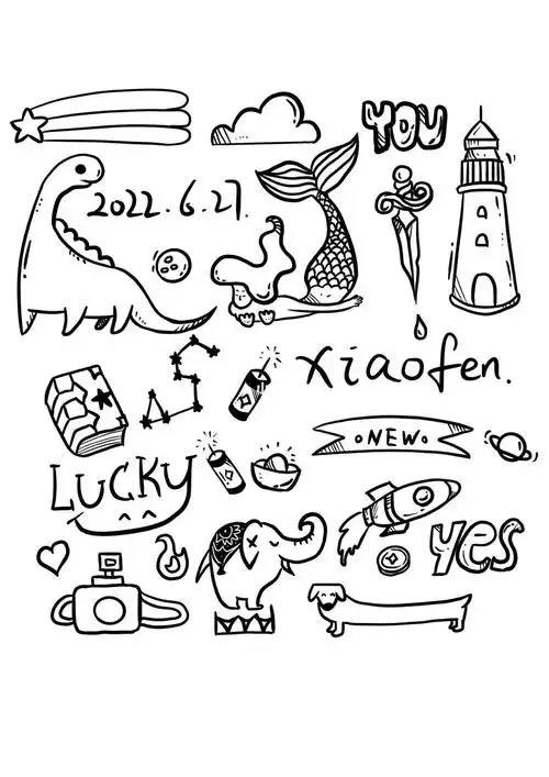 简笔画插画练习打卡