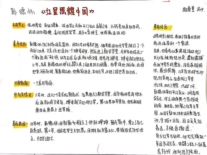 【二四拍拍】《红星照耀中国》之人物小传