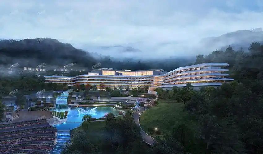 中国凤凰古城凤仙境森林温泉艺术小镇