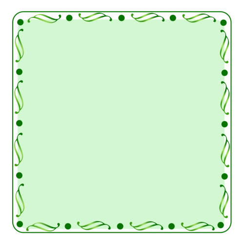 小清新矩形边框设计图片