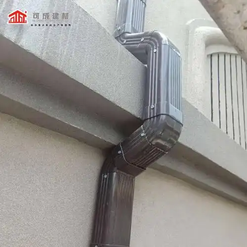 重庆室外雨水管铝合金雨水管 别墅外墙排水管自建房落水管