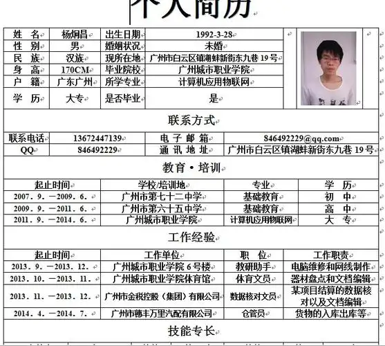 个人简历怎么写才不显得太过简单?真心搞不懂.求指点!