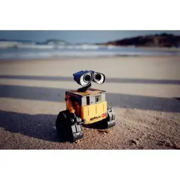 机器人总动员瓦力伊娃玩偶玩具模型walle公仔摆件生日礼物瓦力做旧版