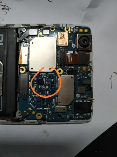 小米5s主板上圆圈处是什么东西,怎么修?