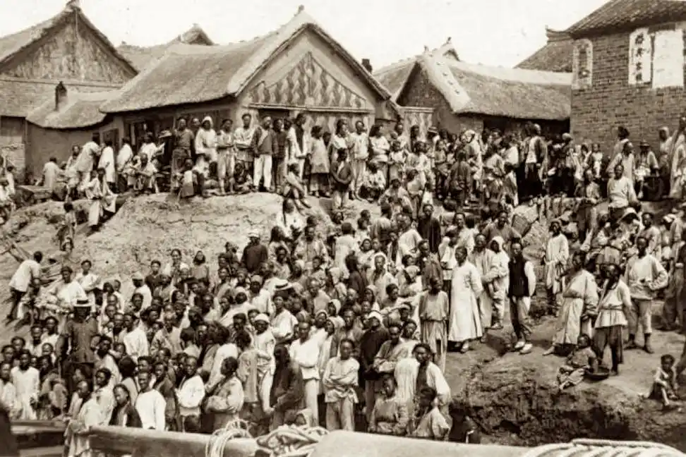 清朝末年老照片,鱼米之乡江苏人