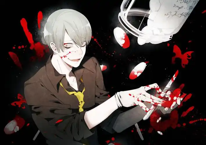 j _ 红与黑 插画 动漫 美男 帅哥 妖孽[图片专辑] _ 图片网