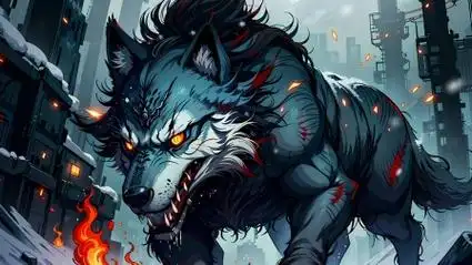 《天狼啸月》血染冰原,狼王喋血